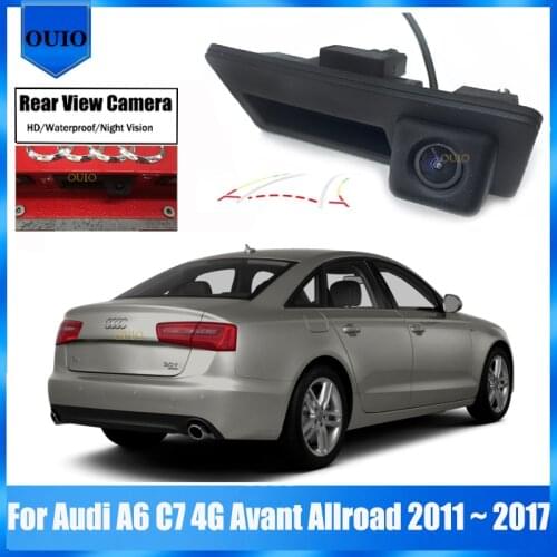 HD rear camera For Audi A6 C7 4G Avant Allroad 2011 2012 2013 2014 2015 2016 2017 Trunk Handle Backup Parking Reversing Camera