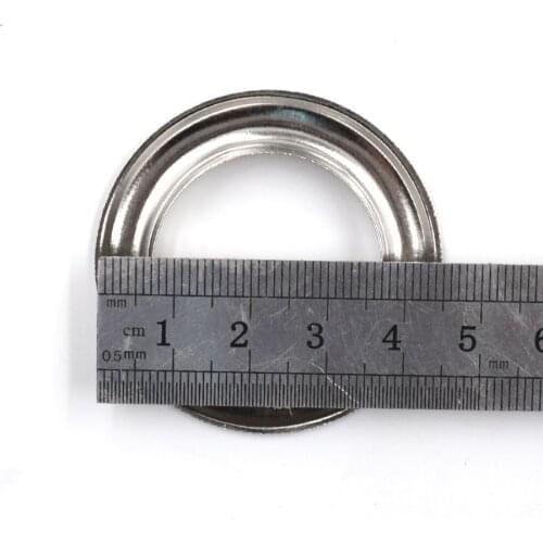 30sets 30mm Metal Eyelets hole Ventilation holes Eyelets Silver metal eyelets Canopy cloth rope hole Clothing & Accessories