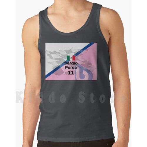 Sergio Perez Racing Point Bwt 2020 Simple Design tank tops vest 100% Cotton Race Racecar Racing Racecars Sports Fia
