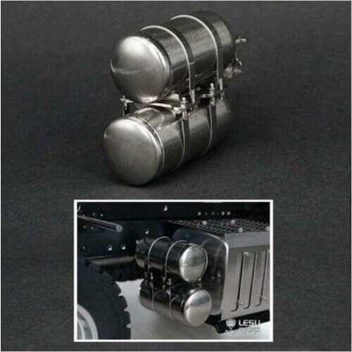 LESU 1/14 Parts Metal Air Tank DIY for Tamiya Benz 3348 RC Truck Dumper Model Car TH10232-SMT3