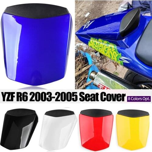 Motorcycle Carbon Fiber Rear Passenger Pillion Solo Seat Cover Cowl Fairing for Yamaha YZF R6 600 YZF-R6 YZFR6 2003 2004 2005