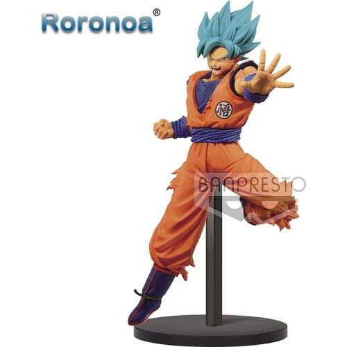 RORONOA Original Banpresto DBZ Super ChosenshiretsudenⅡ Vol.4 SSGSS Goku PVC Action Figure Collectible Model Doll Toys Figurals