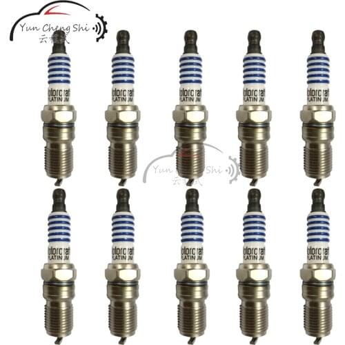 SP-432 (4 pcs) Iridium Powerful Spark Plug For Ford Contour E-150 Explorer F-250 Ranger Thunderbird Lincoln Mark VIII Town Car