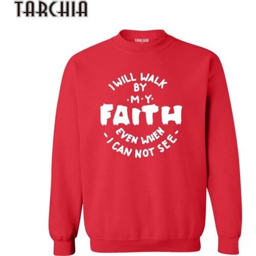 TARCHIA Brand Clothing Print Hoodies Men Faith Sweatshirt Fashion Tracksuit Men Sportswear Casual Pullover Tops Plus Size