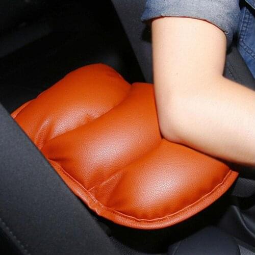Universal Car PU Leather Soft Central Armrest Console Box Pad Cover Cushion Armrest Seat Protective Pad Mat Auto Accessories