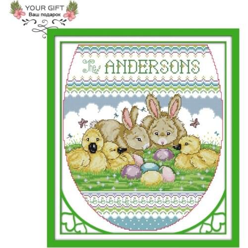 Your Gift KB012 14CT 11CT Counted and Stamped Home Decor Happy Partners Needlework Needlepoint Cross Stitch kits