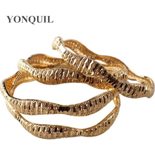 Gold Color Women Bangle For Dubai Bride Wedding Ethiopian Bracelet Africa Bangle Arab Jewelry Gift Charm Bracelet Accessories