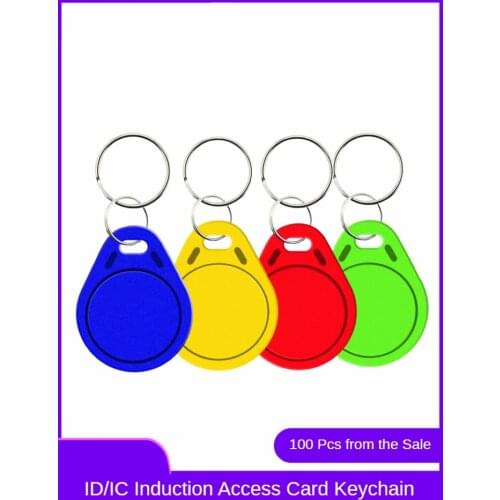 100pcs RFID Tag 125KHz Proximity RFID Card Keyfobs Key Fob Access Control Smart Card Keyfob