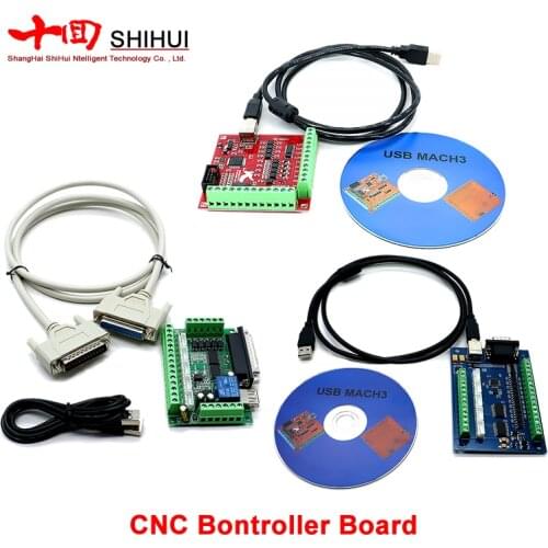 4 Axis 5 Axis Controller Driver Board Interface Power By USB 100Khz Motion Card Support Stepping Servo Moto CNC Controller Board