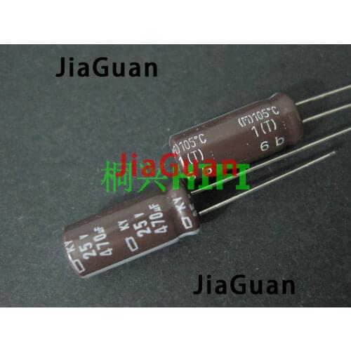 50pcs NEW CHEMI-CON NIPPON KY 470UF 25V 8x20MM electrolytic Capacitor 470UF/25V NCC ky 25v470uf