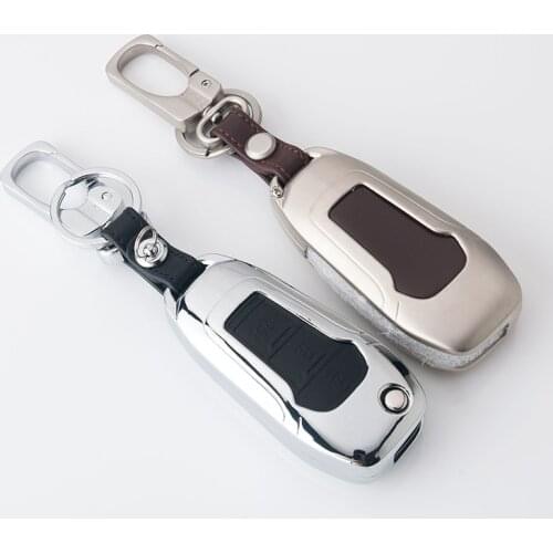 Car Stying Accessories Car Key Case Fit For Ford 2014 2015 2016 Focus Mondeo Kuga Eco Sport Edge Fiesta Explorer key Holder