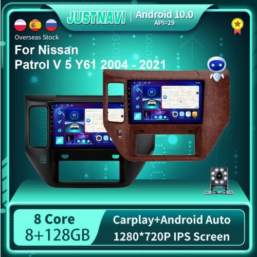 6G 128G Autoradio For Nissan Patrol V 5 Y61 2004-2021 Car Radio Navigation WiFi Auto Stereo Carplay Multimedia Player IPS Screen