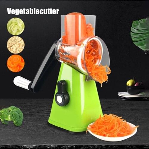 Safe Material Multi-function Drum Cutter, Three Detachable And Interchangeable Drum Blades, Kitchen Accessories, Gadget