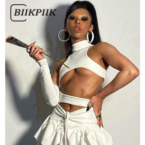 Женские укороченные футболки BIIKPIIK China At AliExpress