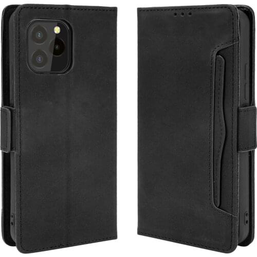For Oukitel C21 Pro Cover Premium Leather Flip Multi-card slot Cover For Oukitel C21 Pro C 21 C21Pro Phone case
