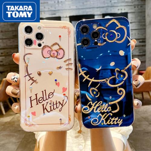 TAKARA TOMY HelloKitty original phone case for iPhone7/8P/X/XR/XS/XSMAX/11/12Pro/12Phone Couple Case Cover