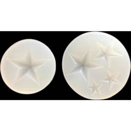 Handmade uv Crystal Dropping mold Size Pentacle Accessories Pendant Decoration