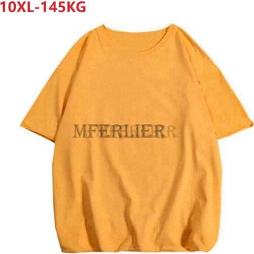 High quality men women underwear plus size letter t-shirts long sleeve autumn winter 6XL 7XL oversize cotton loose tees big size