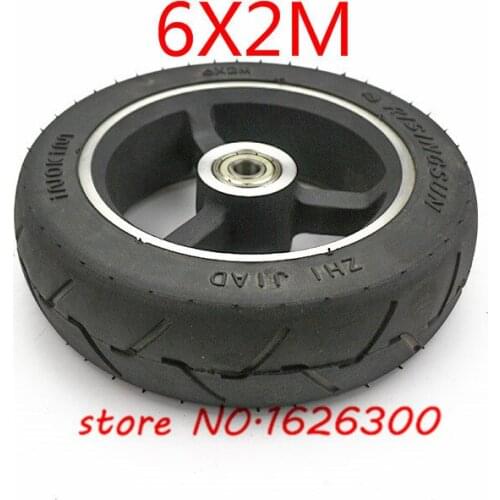 6 Inch Scooter wheel tire with hub Tube Set 6X2M tyre Electric Scooter Wheel Chair Truck Electric Scooter Pneumatic 6*2 tyre