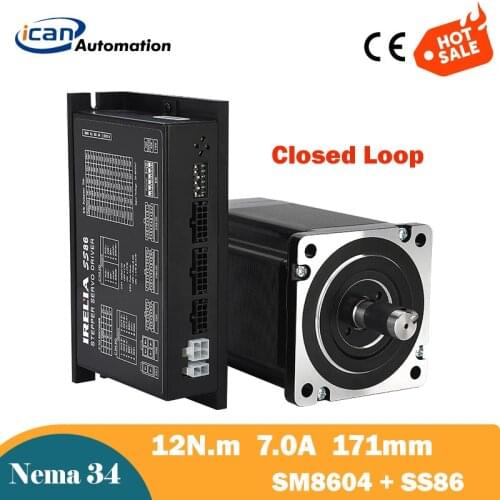 Nema34 Encoder Stepper Motor Kit 12nm Closed Loop Stepper Motor 1.8degree