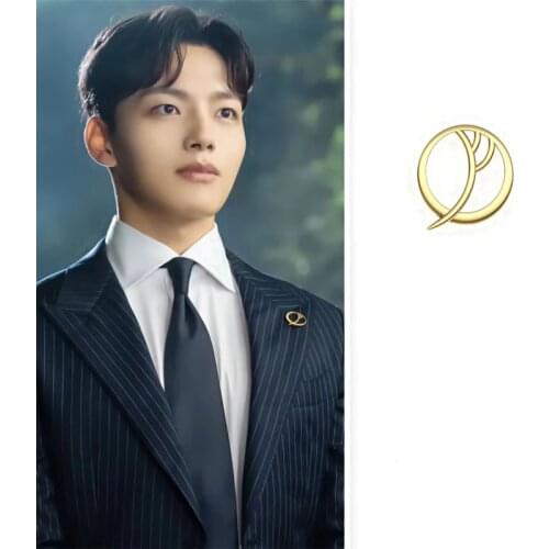 Moon Brooch DEL LUNA Hotel IU Korean dramas TV New Fashion personality For Women pendientes brincos ornament