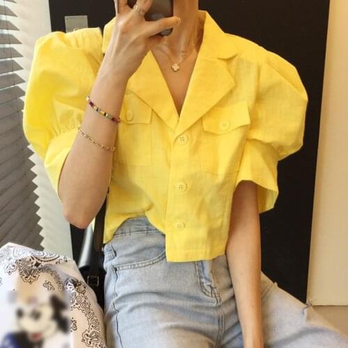 Mumuzi Yellow Blouses