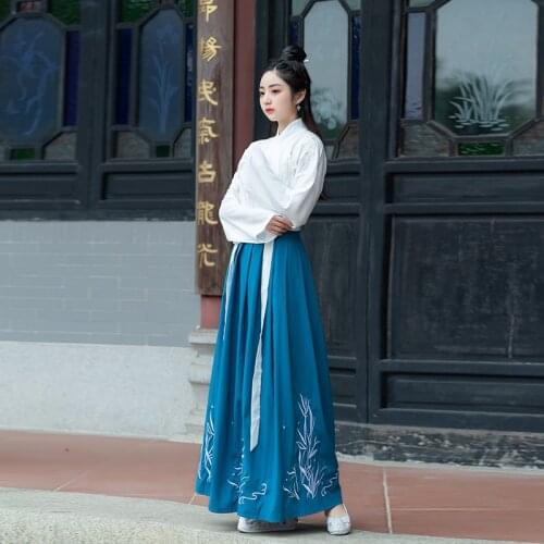 Elegant Hanfu Dress Tang Dynasty Swordsman Robe Chinese Traditional Ancient Costume Female Tang Suit Dance for Stage Performance