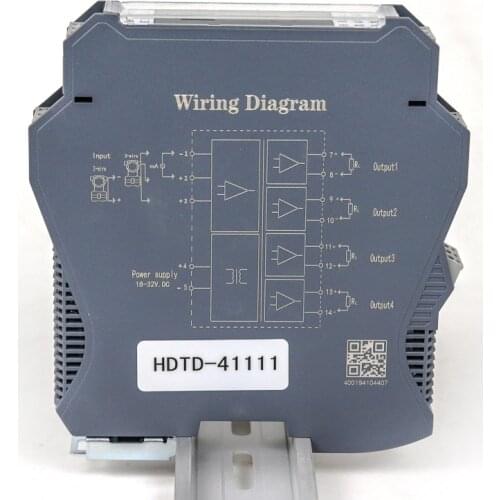 Intrinsic safety barrier isolated safe explosion-proof signal isolator transmitter Ex certification Din Rail module