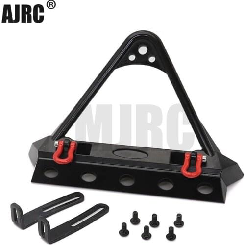 Universal Metal Front Anti-collision Bumper For 1/10 RC Crawler Car axial SCX10 II 90046 90047 TRAXXAS TRX-4 Defender Bronco