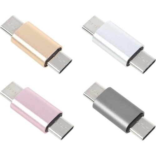 Universal Metal USB C Male to Male Connector Type C to Type C Male Converter Adapter for Mobile Phone Tablet Laptop