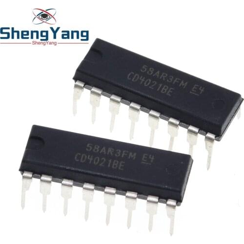 10pcs/lot CD4021BE CD4021B CD4021 DIP-16 shift register New Original