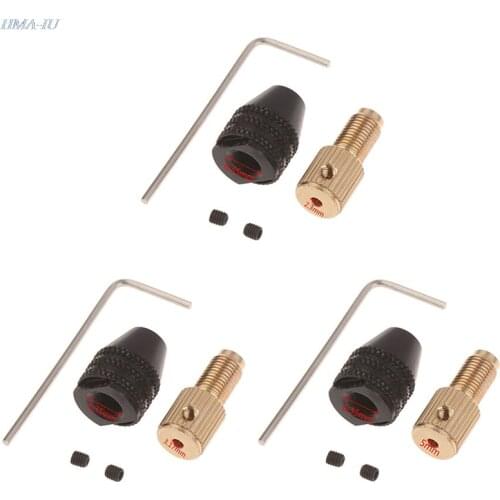 2.3mm/3.17mm/ 5mm Electric Motor Shaft Mini Drill Chuck Fixture 0.5-3.2 Mm Drill Bit Micro Drill Chuck Hex Drill Chuck Adapter