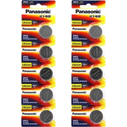 20pcs/lot Panasonic CR2330 CR 2330 3V Lithium Button Battery Coin Cell Batteries For Toys Watches Alarm Clock