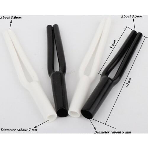 4PCS Cable Pants 7mm 9mm Speaker Audio Cable Wire Pants Boots Y Splitter Pant HIFI DIY Audio Cable