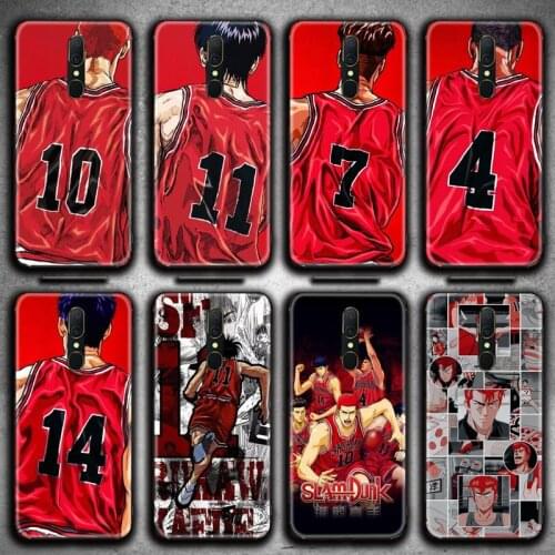 Anime Comic Slam Dunk Sakuragi Kaede Rukawa Phone Case For Oppo A5 A9 2020 Reno2 z Renoace 3pro A73S A71 F11
