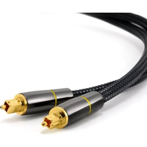 HIFI 5.1 Digital SPDIF Fiber Toslink Optical Audio Cable 1m 2m 8m 10m for TV box PS4 Speaker Wire Soundbar Amplifier Subwoofer