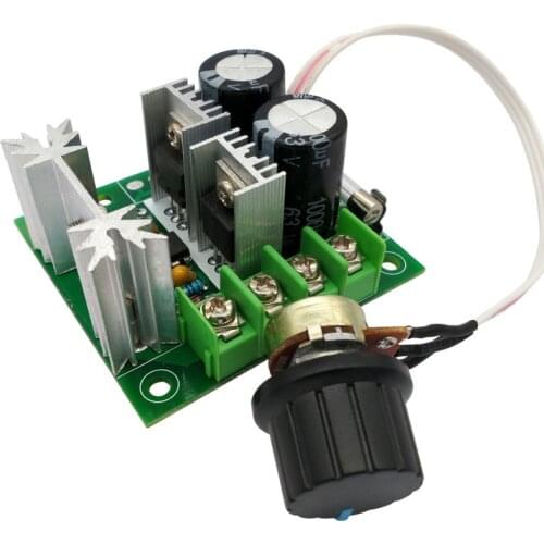 DC 12V ~40V 400W 10A Adjustable DC Motor Speed Controller PWM Controller 13 kHz Adjustable Drive Module Board