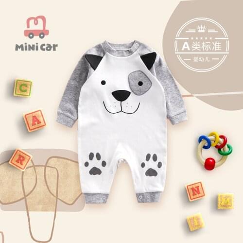 Car children BABY BODYSUIT baby romper spring and autumn out cartoon cute fashion climbing clothes