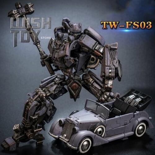 Transformation Toyworld TW-FS03 World War II Big Bee Alloy Old Painting SS Scale Collection Action Figure Robot Toys Car Model