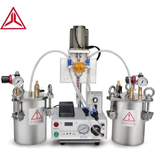 Epoxy Resin 1:1 AB Glue Dual Barrel Dispenser Machine