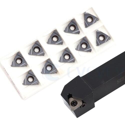 SER 2525M16 SEL 2525M16 External Thread Turning Tool Holder 16ER 8UN BMA 16ER 11UN 16ER 11.5UN LDA 16ER 24UN BMC Carbide Inserts