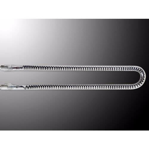 Quartz glass tube heater radiant halogen shortwave infrared paint curing lamp 1000w