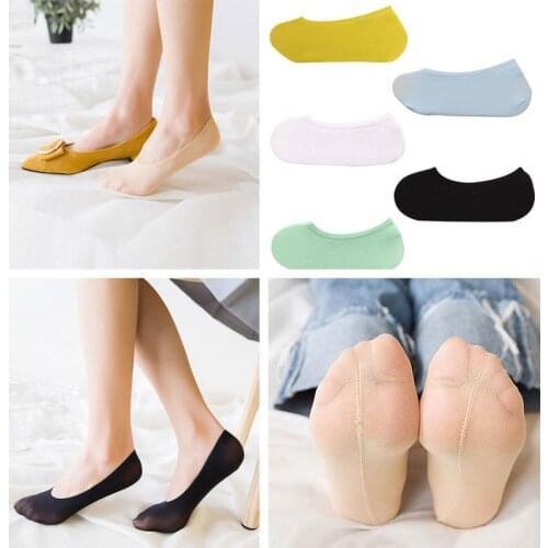 Summer New Kids Invisible Shallow Mouth Short Socks Boat Non-slip Silicone Fashion Nylon Candy Color Baby Children Socks