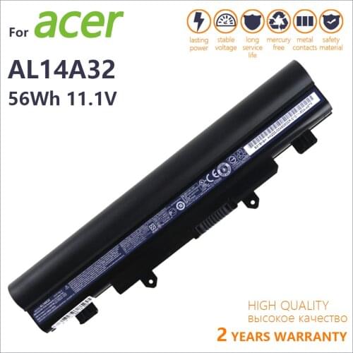 New AL14A32 Laptop Battery 2509 EX2510G For Acer Aspire E5-572G E14 E5-551G E15 E5-421 For EXTENSA 2510 E5-471G-39TH E5-471G