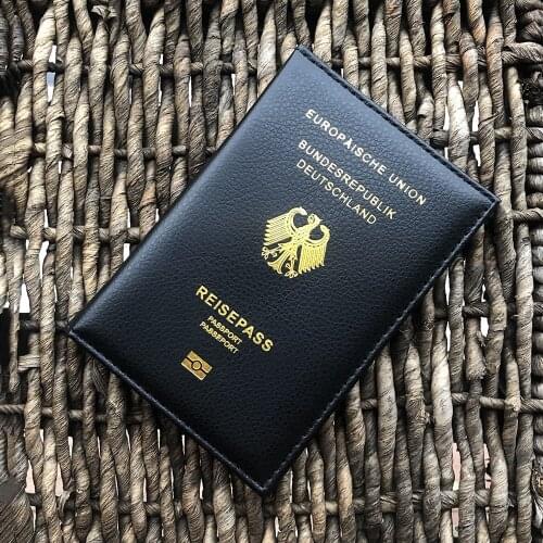 Cute German Passport Cover Women Pink Germany Passport Holder Case for Passports Girls Case for Passport