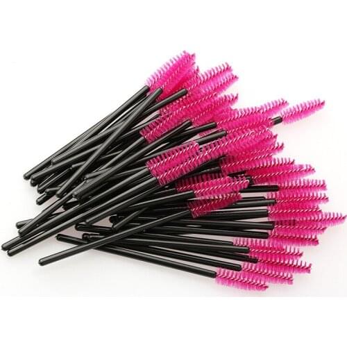 Disposable Eyelash Extension Eyebrow brush Mascara Wand Applicator Spoolers Eye Lashes Cosmetic Brushes Set makeup tools