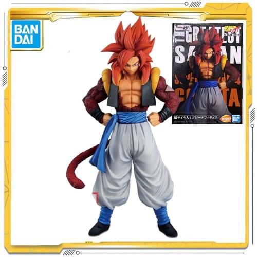 BANDAI Dragon Ball Z Super Saiyan Gogeta Action PVC Collection Model Toy Anime Figure Toys For Kids
