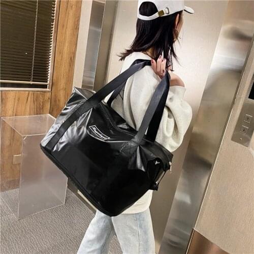 Expandable Womens Travel Bag Portable Light Storage Bags Portable Large-capacity Waterproof Shoulder Bags For Business Trips