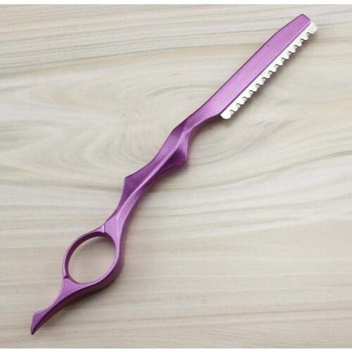 5 colors professional 2 in 1 pink hair scissors thinning shears cutting barber styling tools hairdressing scissors Free shipping