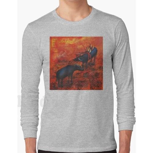 Today I Say - No hoodie long sleeve Bull Music Orange Red Pattern Two Music Sheet Two Bulls Bullfight Arrows